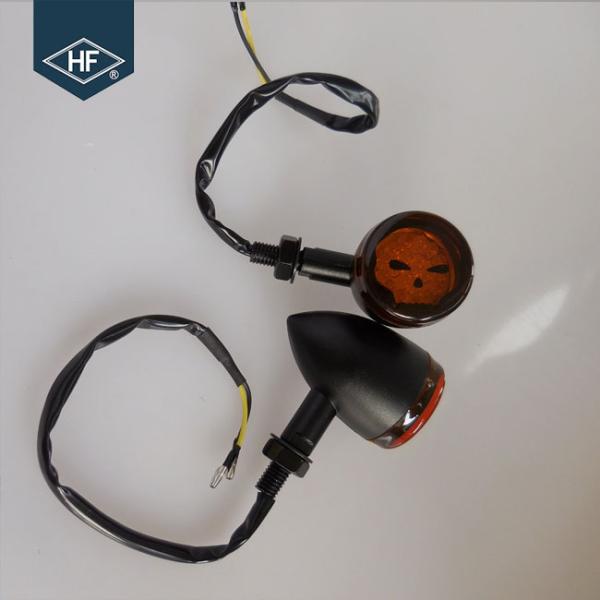 Universal Metal Black Aftermarket Motorcycle Lights For Harley Davidson