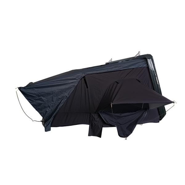 Customized Professional Abs Hard Shell Roof Top Tents Side Folding Camper Van Roof Tent
