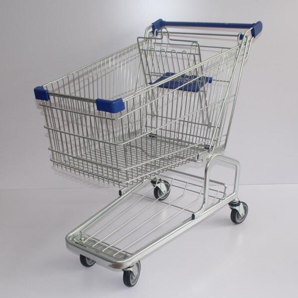 180L Shopping Cart hot selling heavy loading duty Shopping Mall Greman Series Supermarket Metal Shopping trolley