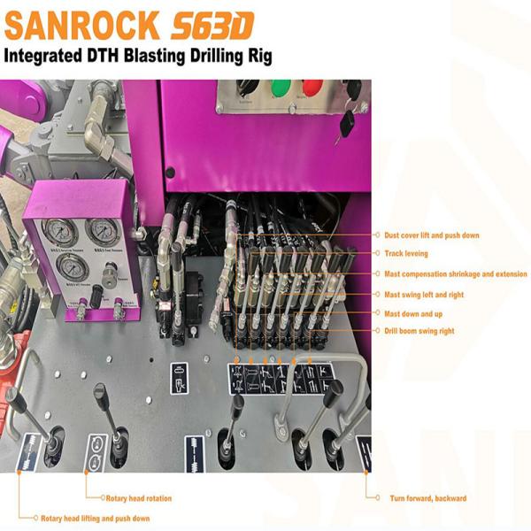 Crawler Drilling Rig Hydraulic Borehole Drilling Equipment Mining DTH Drilling Machine