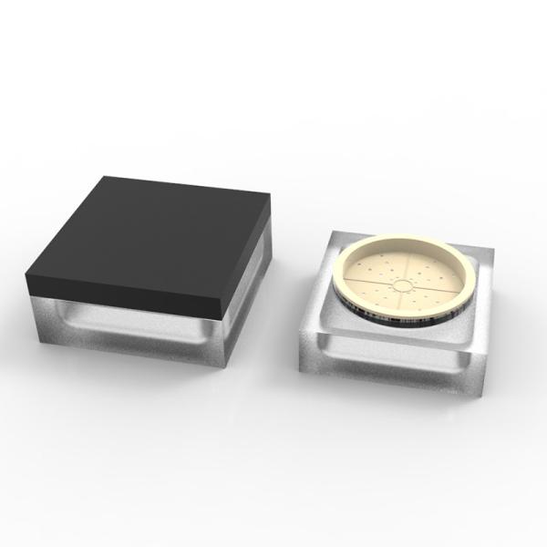 5g 15g 30g 50g Square Plastic Loose Powder Containers Empty Cosmetic Acrylic Clear Jar