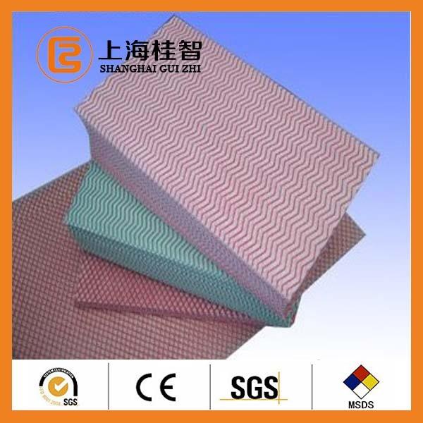 Biodegradable Non Woven Spunbond Household Cleaning Cloth For Wiping Kitchen