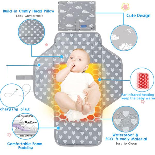 Overheat Protection Baby Heating Pad for Little Ones 0-3 Years