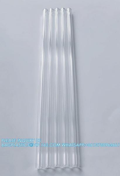 4 Inch Long 10 Pieces Glass Borosilicate Blowing Tubes 12 Mm OD 2mm Thick Wall Tubing, Clear Tubes For Art DIY