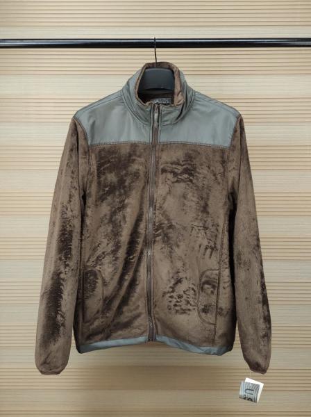 Soft Polyester Lining Blue Suede Jacket Mens Original For Us Market