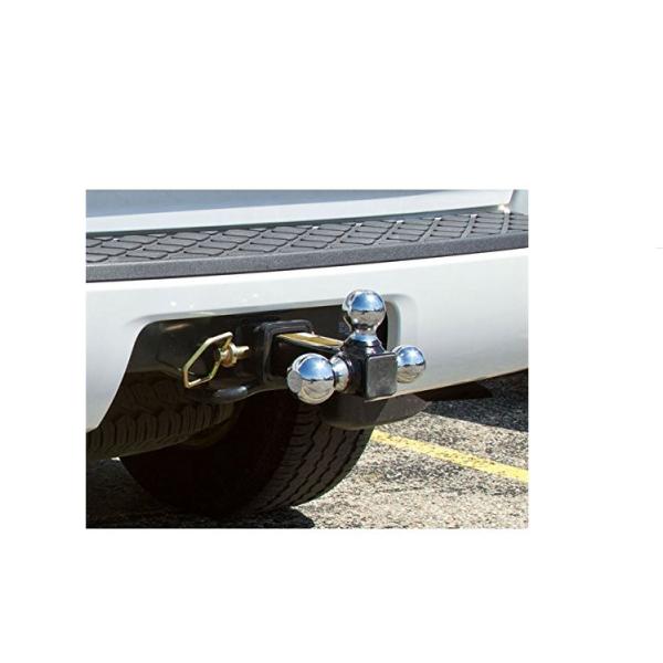 Trailer Ball Receiver / Tri Ball Hitch With Hook For 2