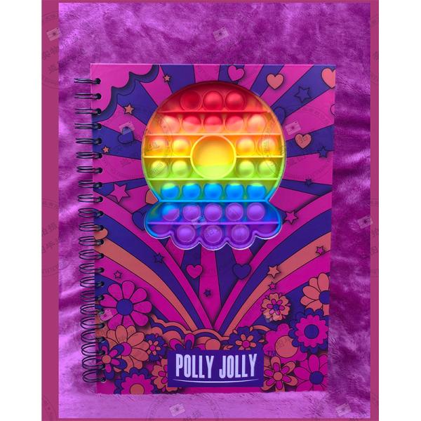 Школьные офисные аксессуары твердое покрытие спиральный блокнот с прочным силиконовым покрытием