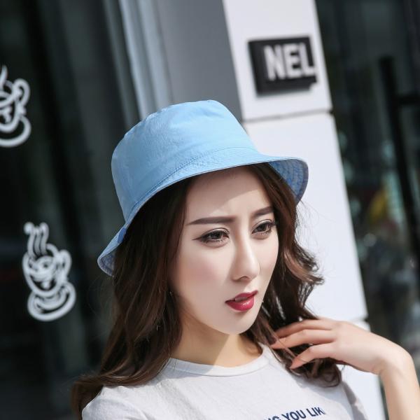 Men Women Custom Reversible Bucket Hats Soft Shorter Brim Outdoor Beach Sun Hats