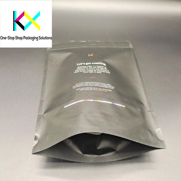 EU PET/VMPET/PE 250 Gram Coffee Bags Compostable Coffee Pouches Customized
