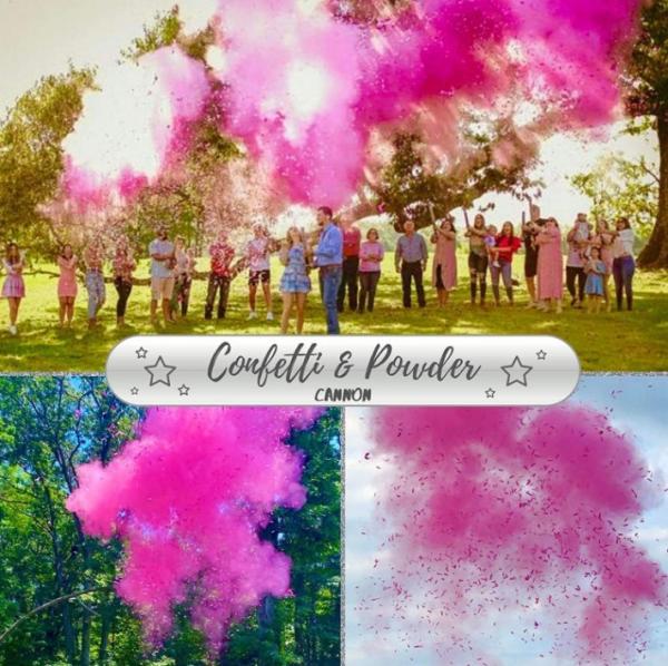 Biodegradable Wedding Confetti Cannon Color Smoke Effect OEM ODM