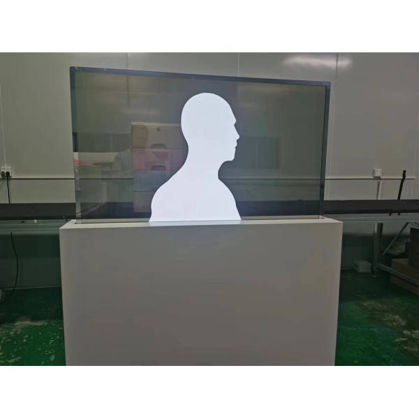 55 pulgadas Transparente OLED Monitor Mecánico Elevador Premium Sensación de panel táctil