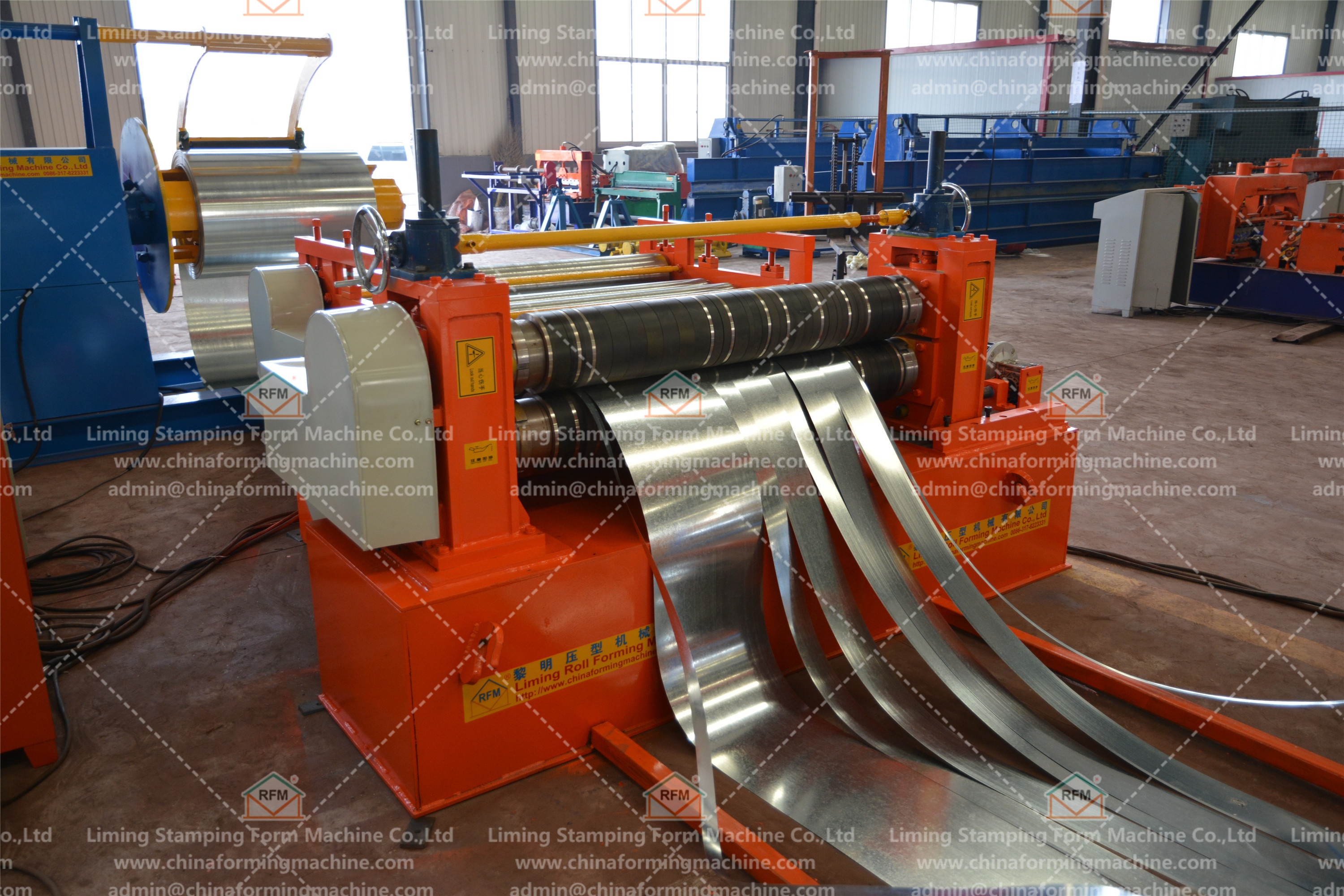 катушка ширины 220v 400mm разрезая линию скорость 20m/Min