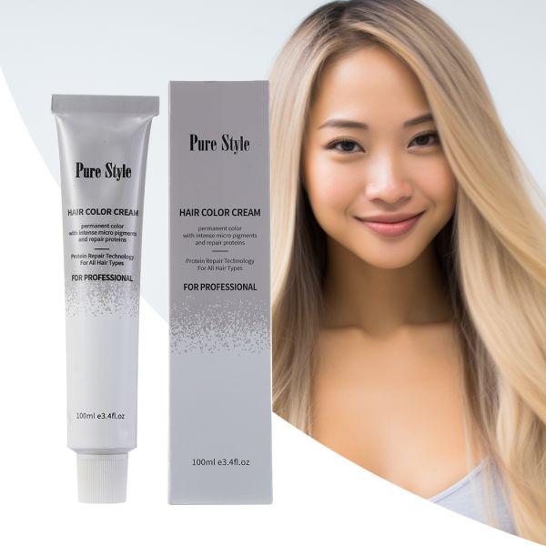 Hair Dye Factory OEM ODM 47 Colors Natural Herbal Ingredients Permanent Professional Ammonia Free Non Allergic Hair Color Cream