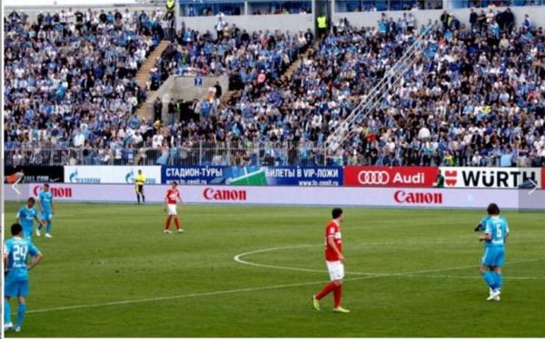 Advertising Soccer Perimeter LED Screen , Full Color Large Stadium LED Panel