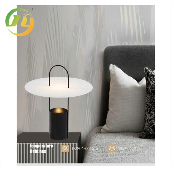 Акриловый круглый спальня кровать гостиная бело-черный декоративный скандинавский минималистский современный дизайн стол лам