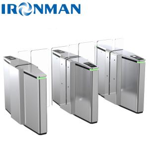110V 220V Access Control Turnstiles Infrared Photocells With Acrylic Plate Arm
