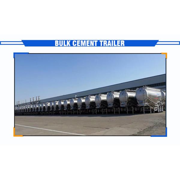 Self-dumping Cement Tank Trailer with Unloading Compressor and Weichai 4102 Engine