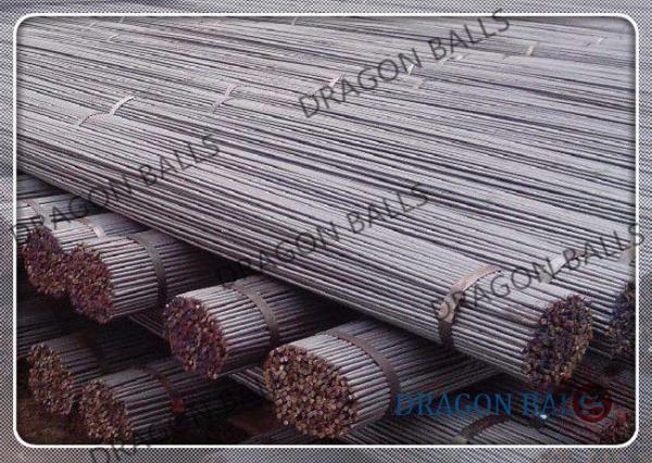 Mining / Cement Steel Round Bar Cusomized Size Long Lasting Low Breakage Rate