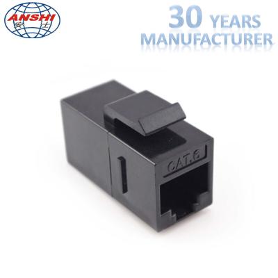 Cat6 UTP Rj45 Jack trapezoide, adaptador Inline fêmea do conector do acoplador de 8P8C Jack