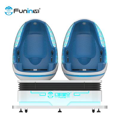 Poder 1.2kw 360 simulador dos auriculares 9D VR da máquina VR do ovo do grau com 12 efeitos especiais