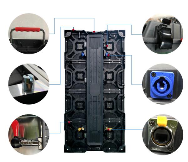 P4.81 Outdoor Rental LED Screen 500mm*500mm Die Casting Aluminum