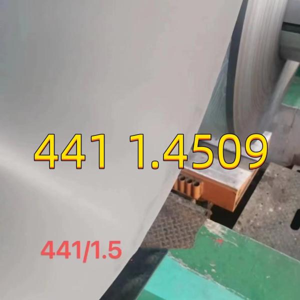 441 Лист из нержавеющей стали SUS441 1.4509 0,4-4 мм 2D Поверхность 1250 мм Для автомобильной промышленности