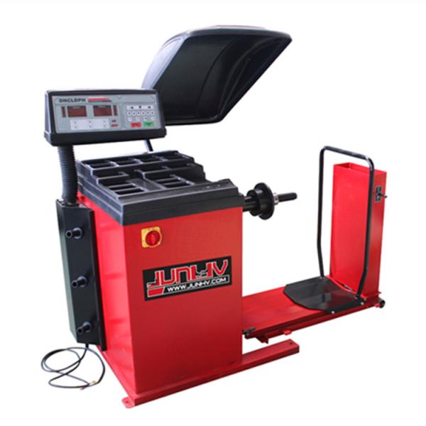 220v Truck Wheel Balancer 1200mm Max Wheel 0.55kw Motor Power ALU Program