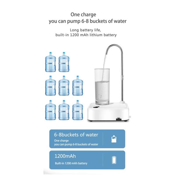 CE аттестовал насос электрическое 1200mAh бутылки с водой 5 галлонов перезаряжаемые