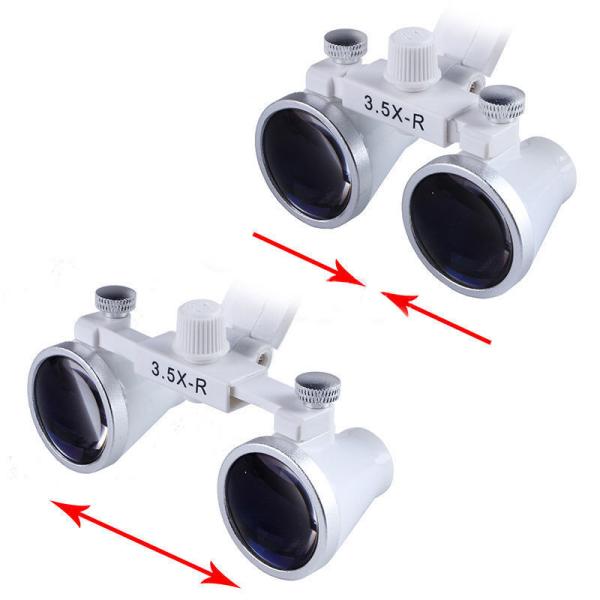 Plastic And Optic Glass Dental Led Headlight 280-380 Mm Working Distance