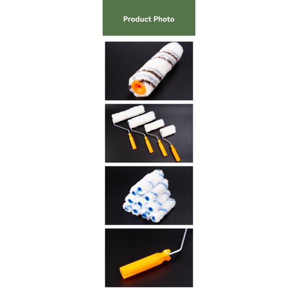 Поддержка на заказ ODM на заказ Цветочное украшение стен мягкая резиновая краска роликовая кисть