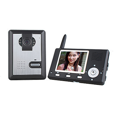 Wireless Night Vision Camera + 3.5 Inch Door Phone Monitor 