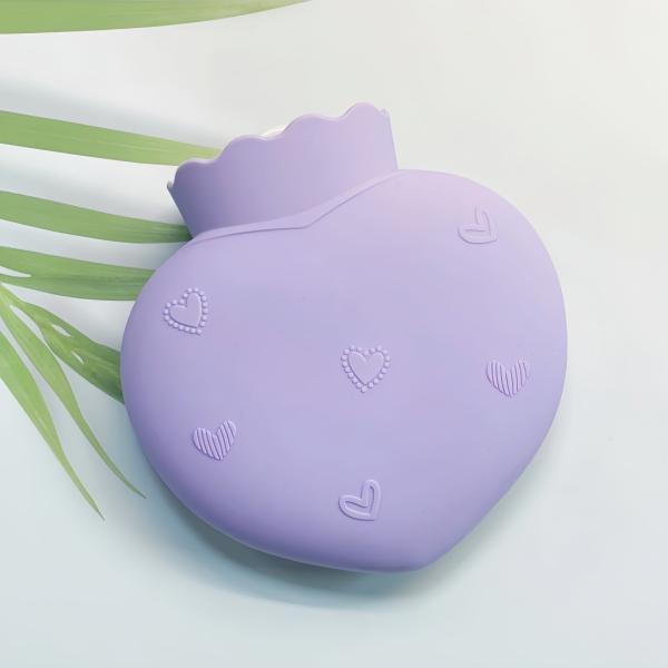 500 мл Мягкая удобная силиконовая бутылка с горячей водой с винтовой крышкой Противопроницаемая сумка для облегчения боли Талия спина Шея, плечи