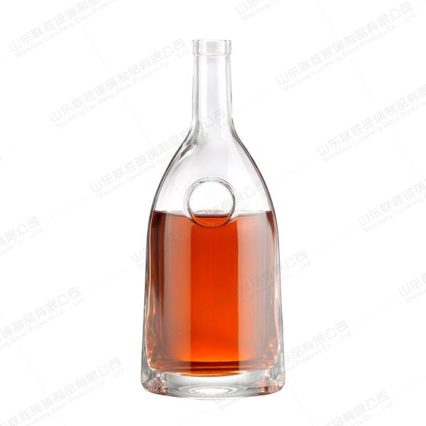 Glass Bottle with Thick Bottom and Cork 250ml 500ml 750ml Base Material Glass Customized