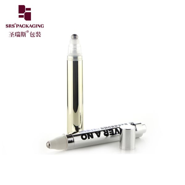 10ml 15ml Airless Eye Cream Bottle With Roller Applicator Custom Bottle PP PCR Plastic Packaging for Cosmetic
