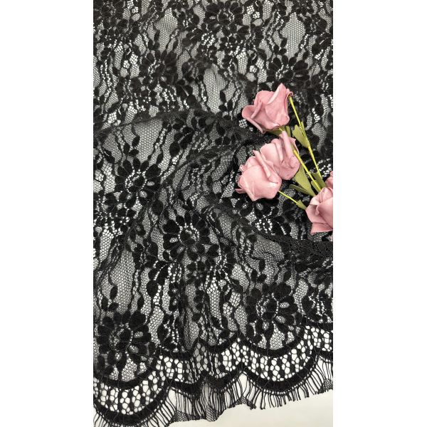 Flocked Chantilly Lace Guipure Luxary Mesh Pattern Special For Dress For Wedding Dresses Customized Manufacturer