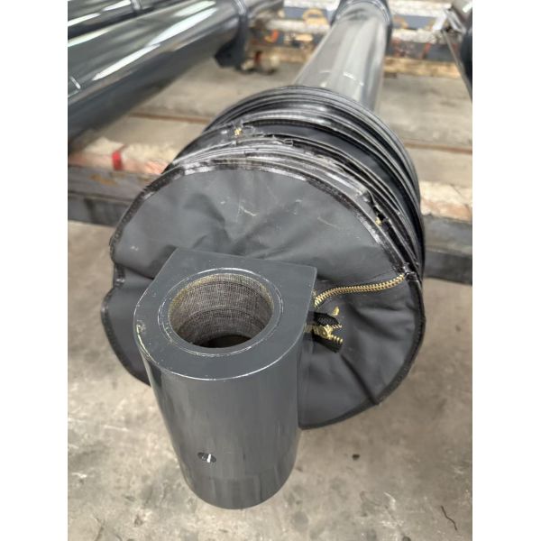 Lifting Double Hydraulic Cylinder With Hard Chrome Plated Intermediate Pivot Pin