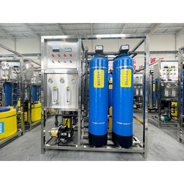 Système de purification de l'usine de traitement de l'eau potable 500L 1000L avec machine de purification RO