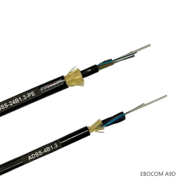 Factory manufacturers ADSS 6 12 24 48 core Outdoor SM fiber optic cable