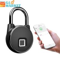 Cadeado esperto Tuya USB da impressão digital impermeável exterior que carrega IP65