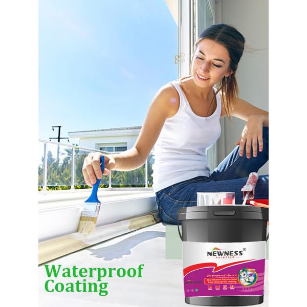 Acrylic PU Coating for Waterproofing Concrete Roofs CE/Reach Marked Solvent Based