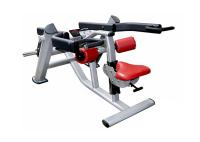 Máquina carregada de Tricep do exercício do tubo do coxim placa elíptica vermelha