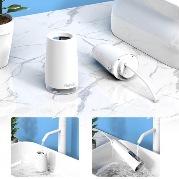 1400mAh  Jet Wash Teeth Cleaner FDA Water Jet Spray For Teeth