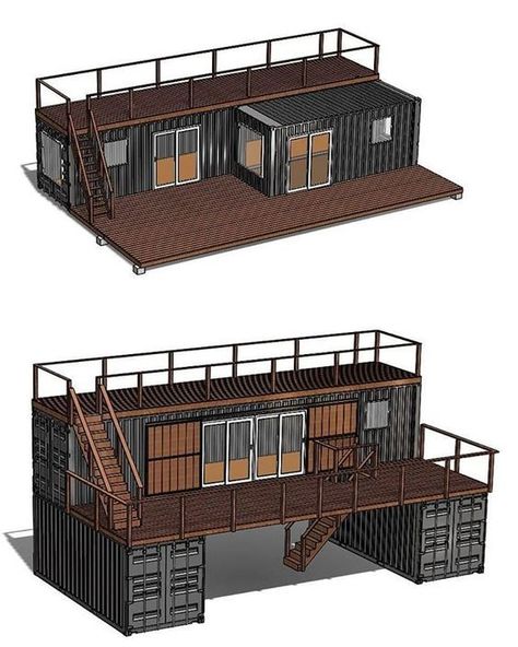 Versatile light Gauge Steel Villa Prefabricated Modern Steel Structure Homes