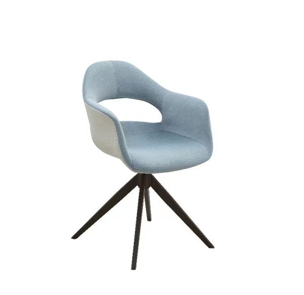 Style moderne 2pcs/ctn de chaise tapissé par tissu