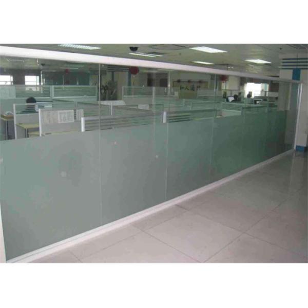 Safety Sandblasted Frosted Glass Panels 3mm - 12mm Thickness For Doors