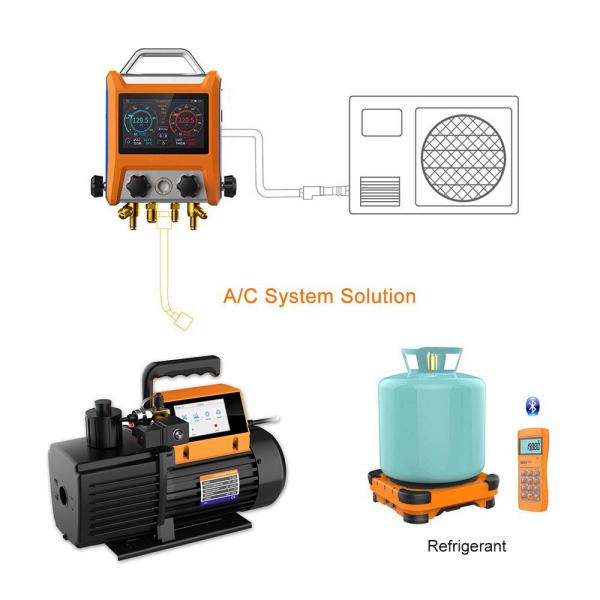 V1200 Refrigeration Spare Parts HVAC Vacuum Pump 12 CFM Dual Stage