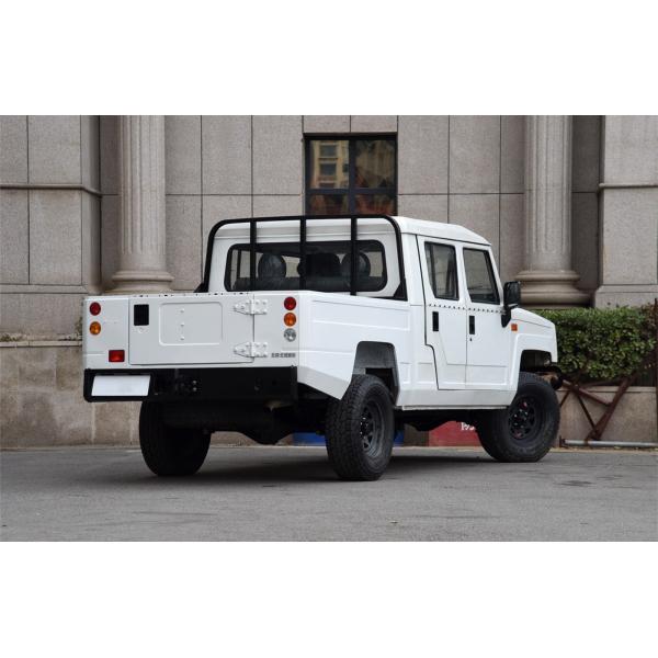 Camioneta de carga de carretera 4x4 diesel de doble fila con asiento del conductor de suspensión aérea