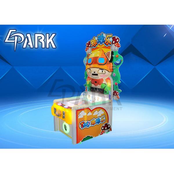 Happy Throw Ball  Games Capsule Toy / Kids Redemption Ticket Arcade Game Machine