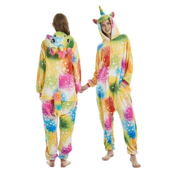 Flannel Romper Animal Impresso Pijama de Grande Tamanho Hoodie Para Homens Mulheres Casal
