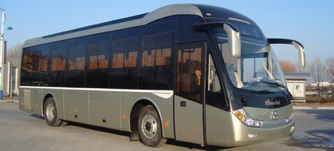 6 Cylinders 12.5m Length Tourist Buses Front Engine With Brake Clearance Adjust Arm